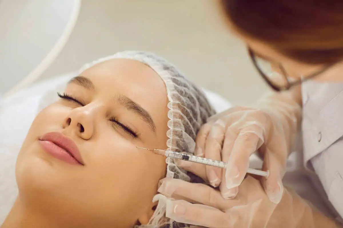 Under-eye filler treatment for tear trough hollows in Yuma, AZ
